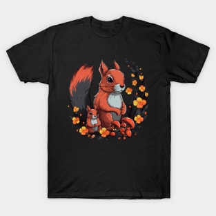 Squirrel Fathers Day T-Shirt